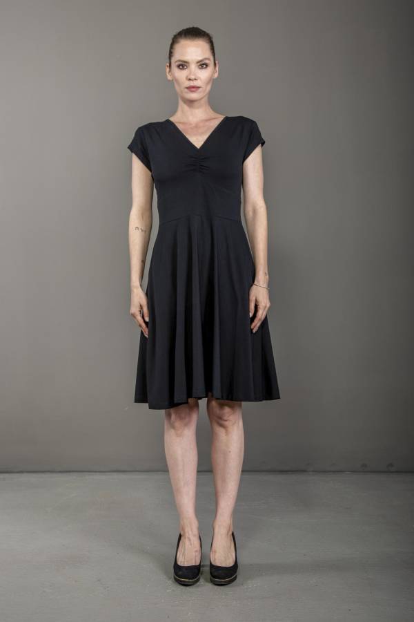 Organic jersey dress | Dorsa