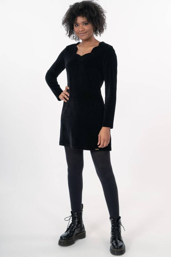 KLEID KLARA AUS BIO GOTS SAMT