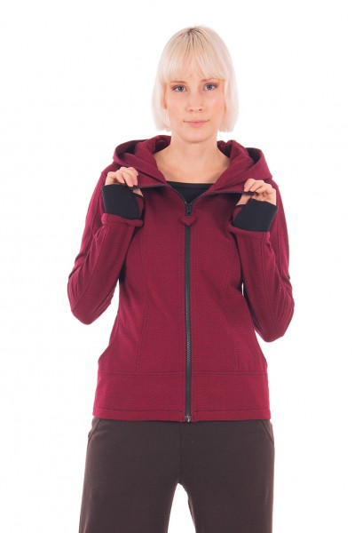 JACKE JOY AUS GOTS ORGANIC INTERLOCK-JACQUARD