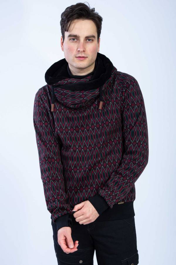 Sweater Paul made from organic GOTS interlock jacquard