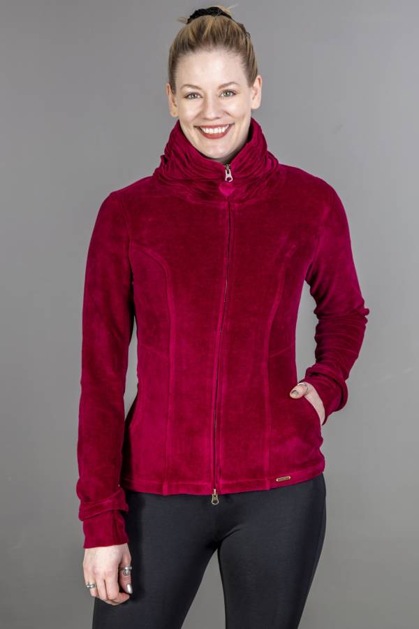 Jacke Jaqueline aus Bio GOTS Interlock Jacquard