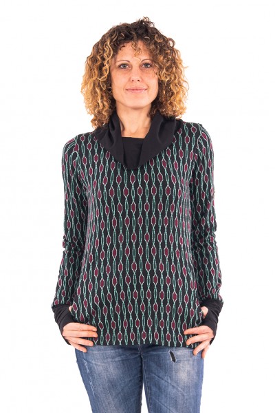 PULLOVER PAULA AUS GOTS ORGANIC INTERLOCK-JACQUARD