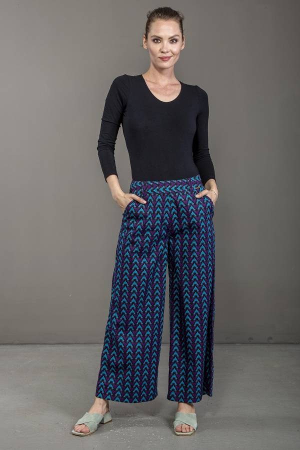 Organic poplin pants | Yalda