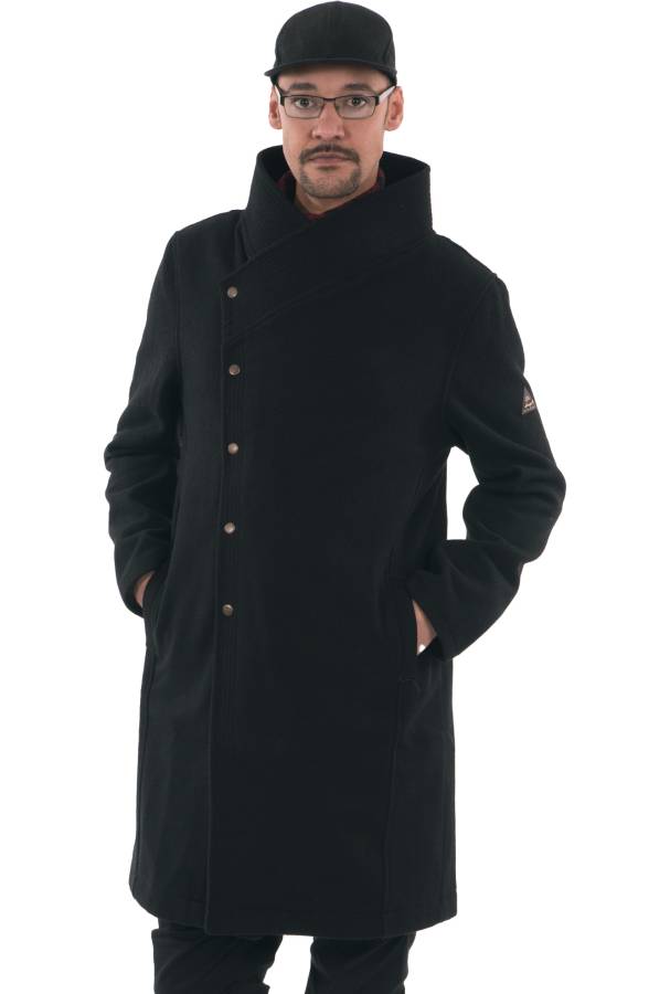 Wool coat Mario in recycled wool lined with organic cotton