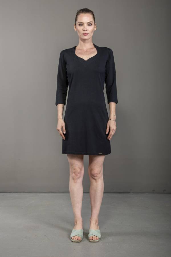 Organic jersey dress | Domenika