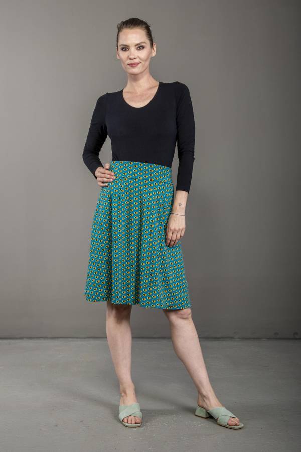 Organic jersey skirt | Sarah