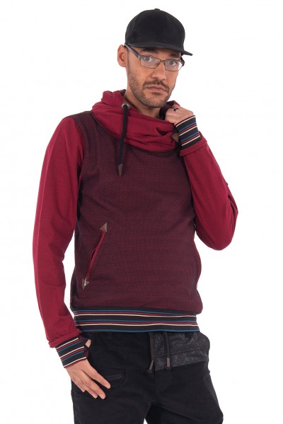 PULLOVER PAUL AUS GOTS ORGANIC INTERLOCK-JACQUARD