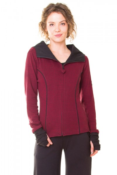 JACKE JOVANNA AUS ORGANIC INTERLOCK-JACQUARD