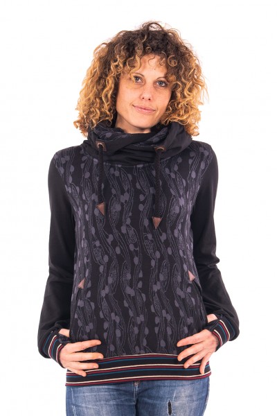 PULLOVER PHILLIS AUS GOTS ORGANIC INTERLOCK-JACQUARD