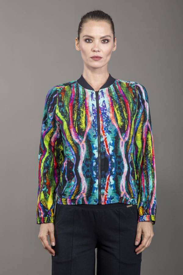 Jacke aus nachhaltiger Viskose, BW gefüttert | Bambi