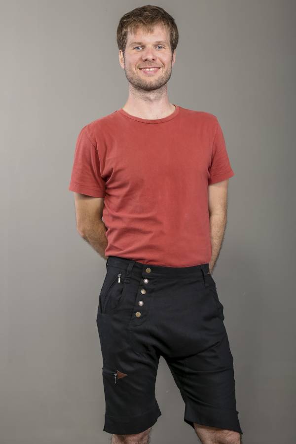 Shorts made from organic slub cotton | Babak