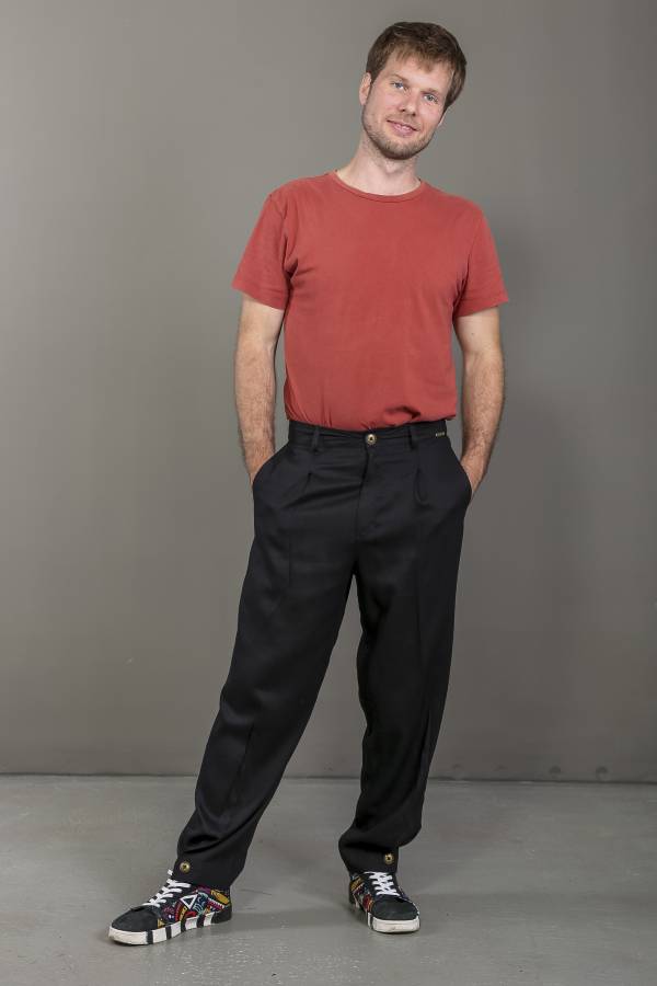 Hose aus Bio Slub Cotton | Rahim