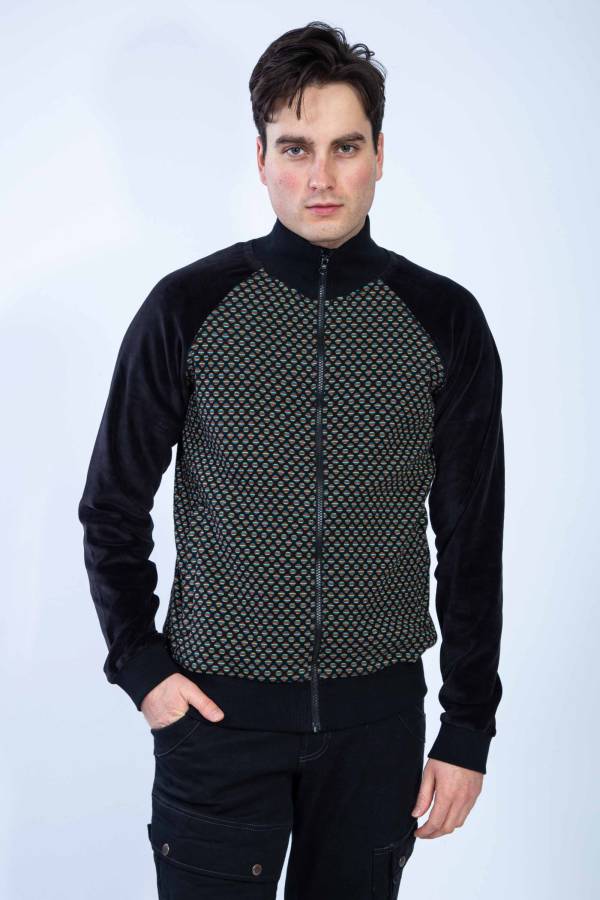 Jacke James aus Bio GOTS Interlock Jacquard