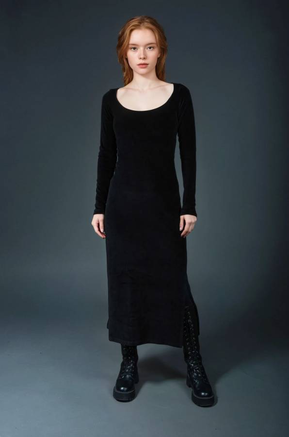 Kleid Dilla aus Bio Samt