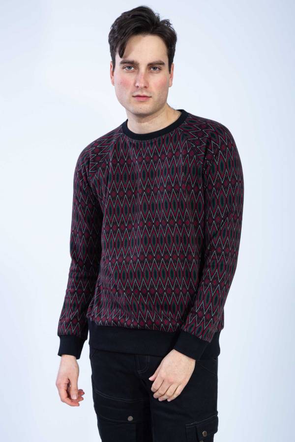 Pullover Paulus aus Bio GOTS Interlock Jacquard