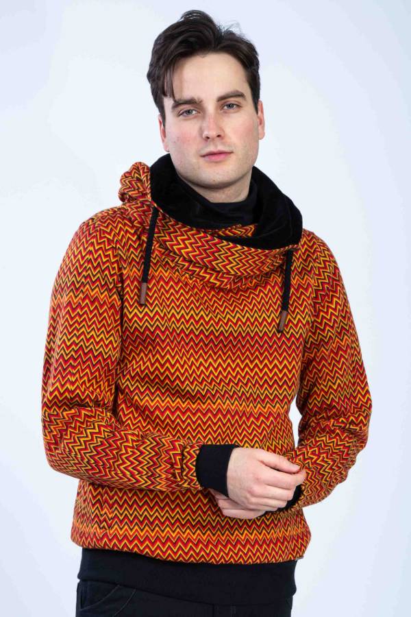 Sweater Paul made from organic GOTS interlock jacquard