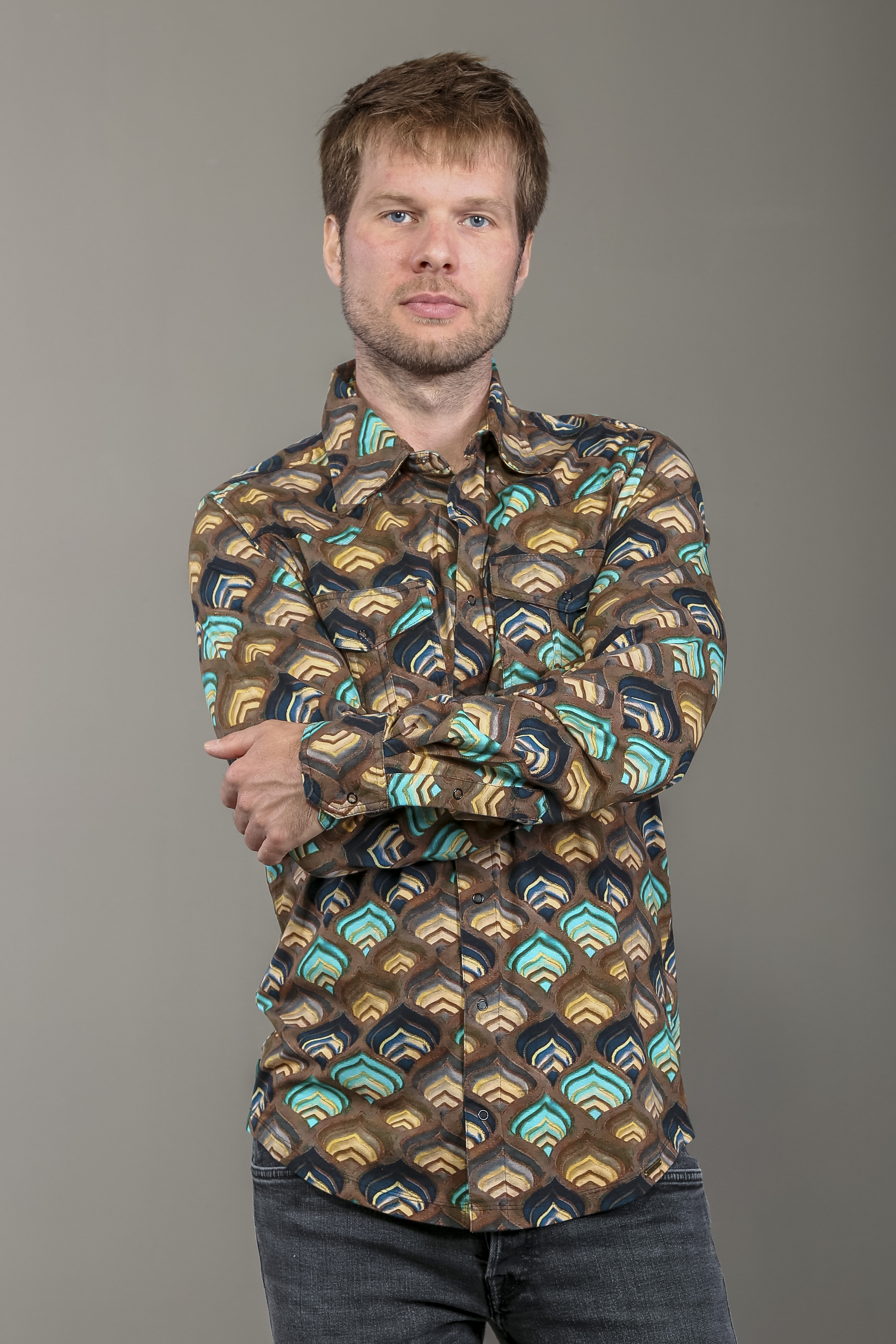 Camicia in jersey organico Tobi Camicie Uomini Chapati