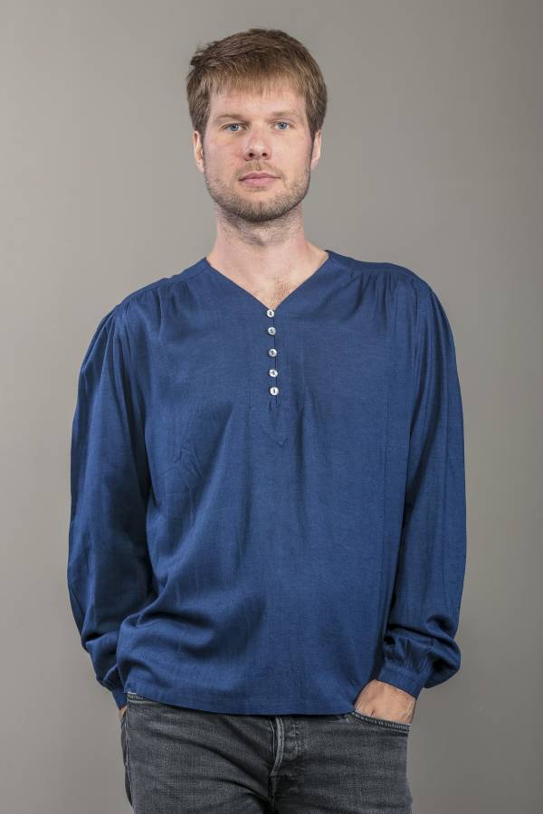 Shirt made from organic slub cotton | Simon