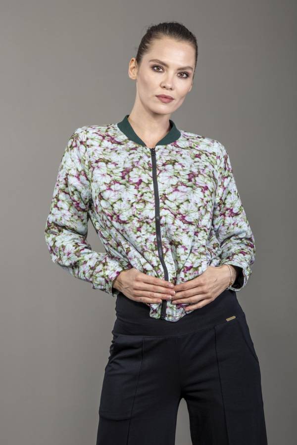 Jacket made from sustainable viscose, cotton lined | Bambi