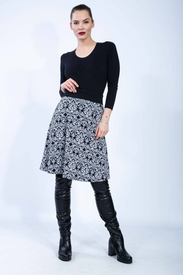 Rock Rosi aus Bio GOTS Interlock Jacquard