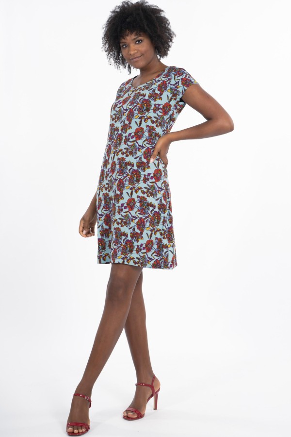 DRESS DOBRILA IN VISCOSE (LENZING™ ECOVERO™)