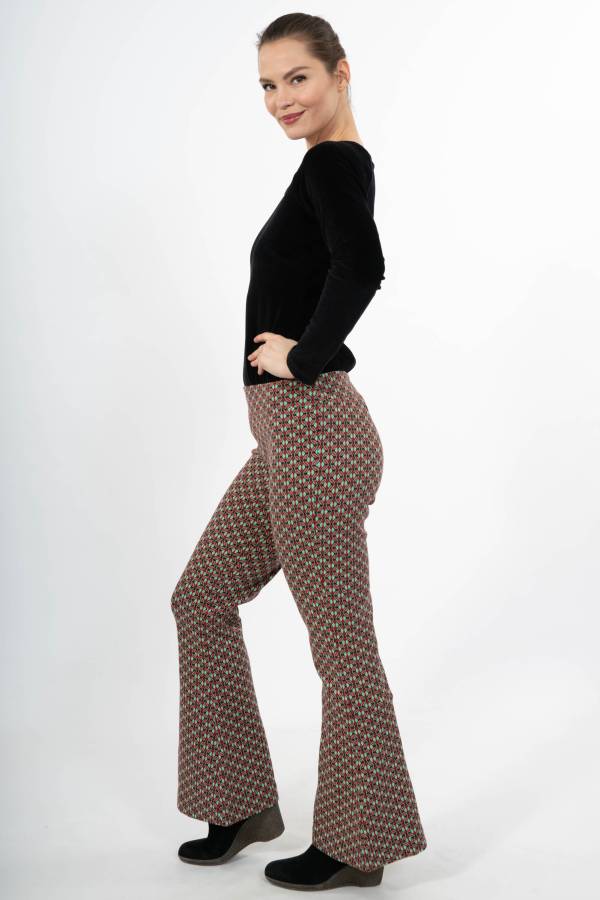 Pantaloni London in jacquard interlock organico GOTS