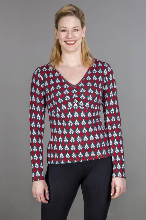 Pullover Panga aus Bio GOTS Interlock Jacquard