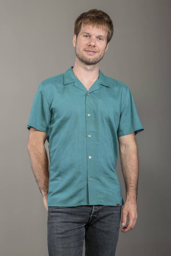 Camicia in cotone organico slub | Timo