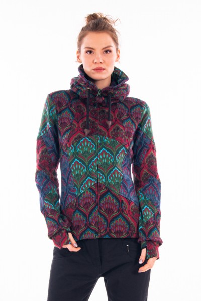 UPCYCLINGJACKE JUSTINE AUS ORGANIC INTERLOCK-JACQUARD