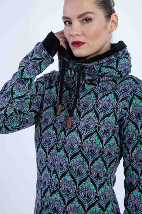 Jacke aus Bio GOTS Interlock Jacquard | Jessy