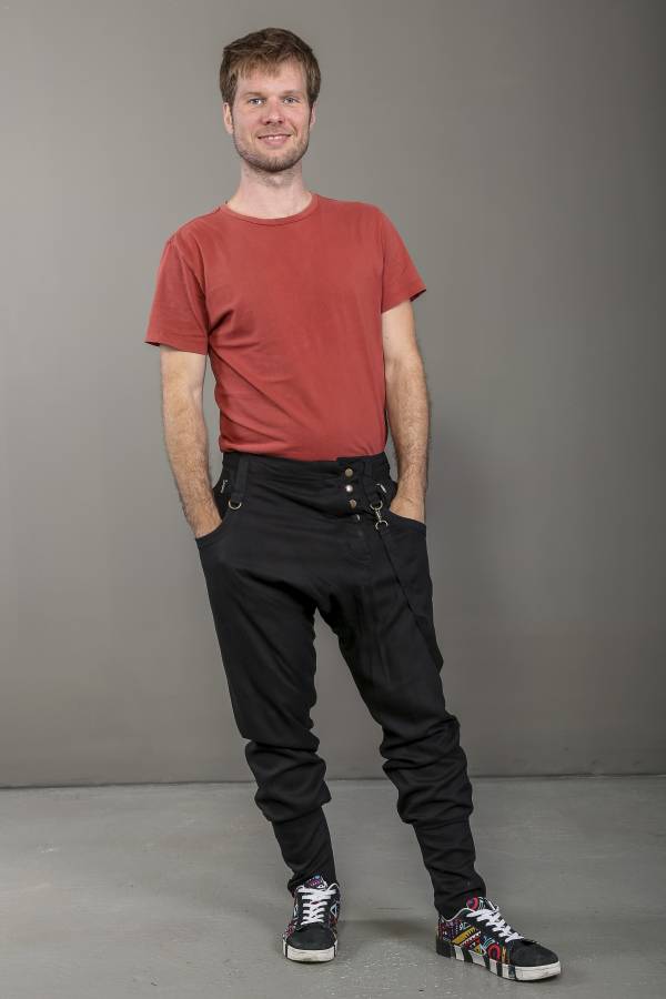 Pants made from organic slub cotton | Hakim