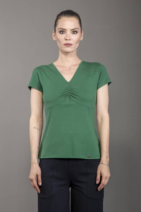 Organic jersey T-shirt | Topaz