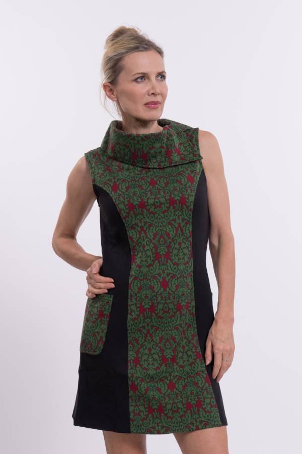 Kleid KLAUDIA aus Bio GOTS Interlock-Jacquard