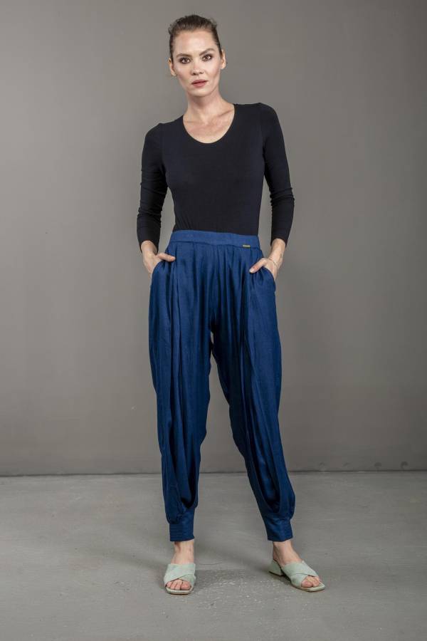 Pants made from organic slub cotton | Hokulani