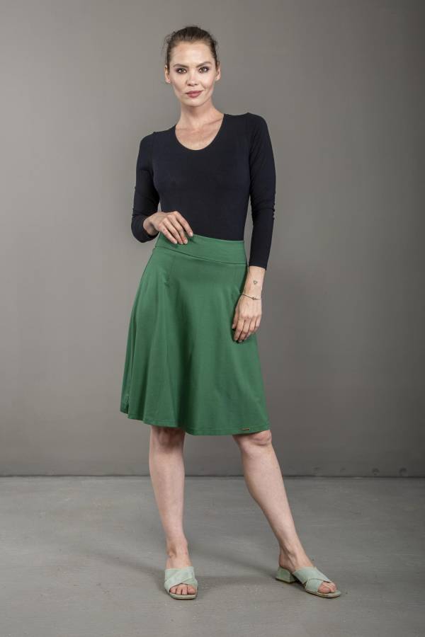 Organic jersey skirt | Sarah