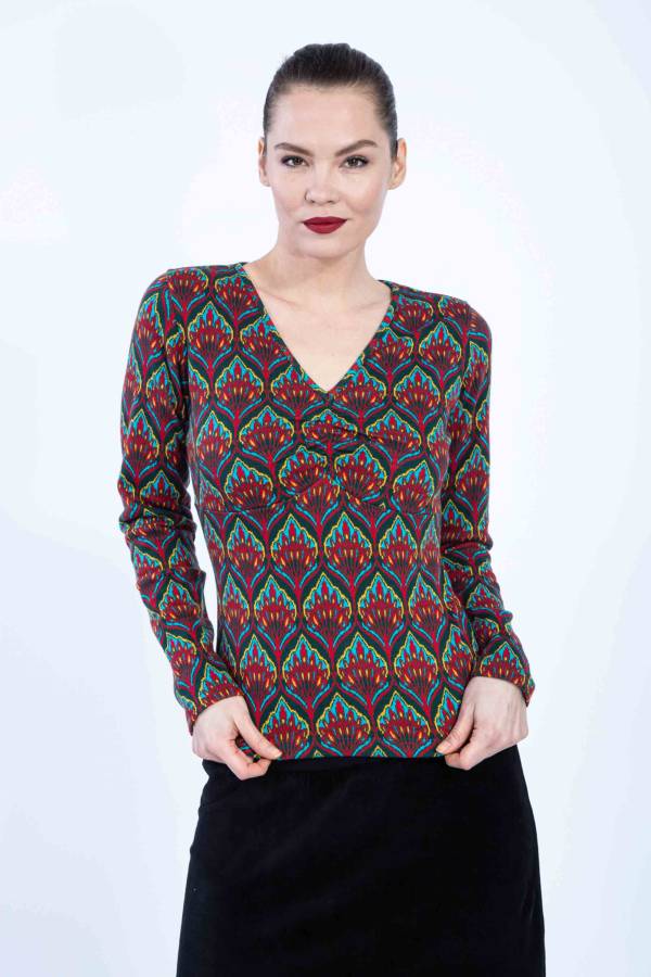 Pullover Panga aus Bio GOTS Interlock Jacquard