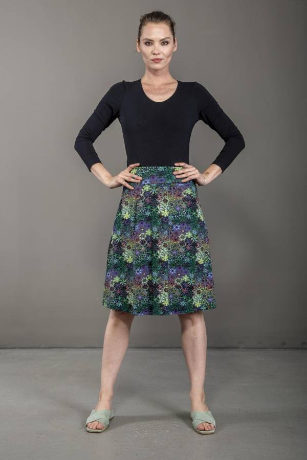 Organic jersey skirt | Sarah