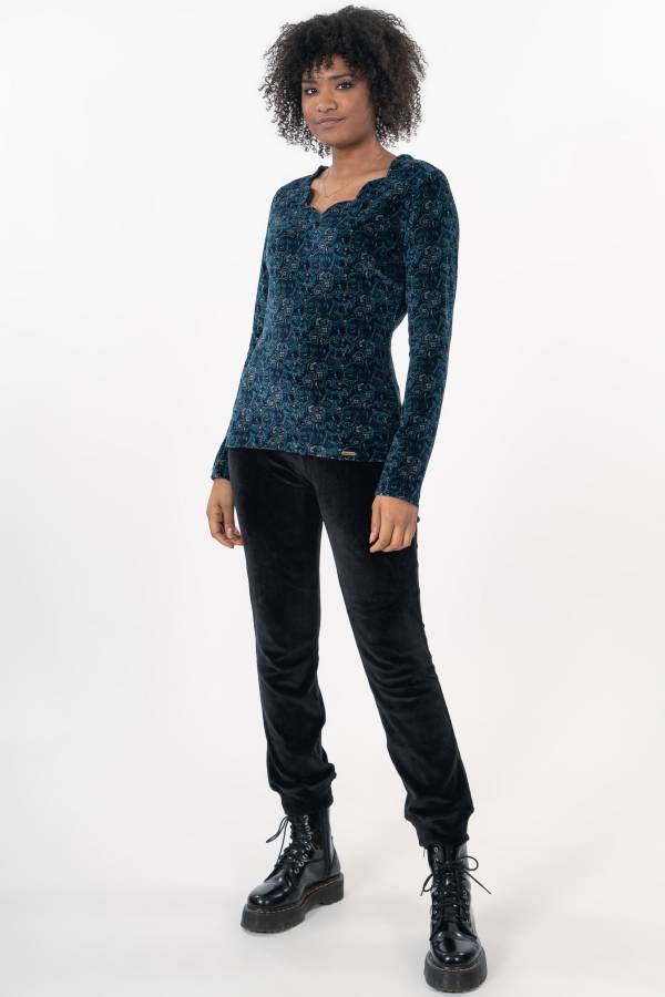 Pullover Tatiana aus Bio GOTS Samt