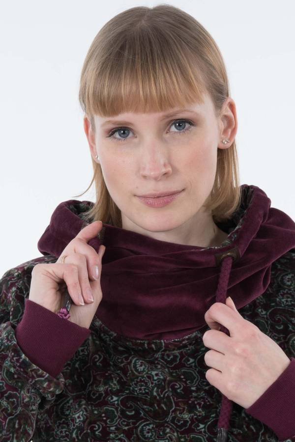PULLOVER PHILOMENA AUS BIO GOTS SAMT