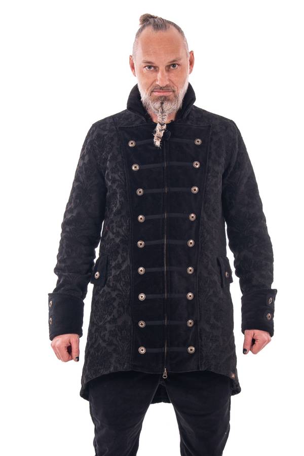 BROCADE COAT MARVIN LINED WITH ORGANIC COTTON
