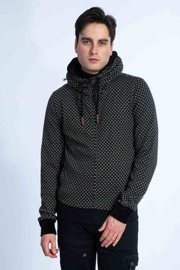 Jacke aus Bio GOTS Interlock Jacquard | Jason