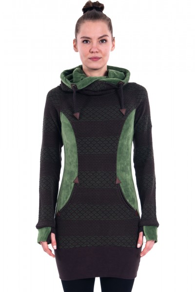 TUNIKA STEFFI AUS ORGANIC INTERLOCK-JACQUARD