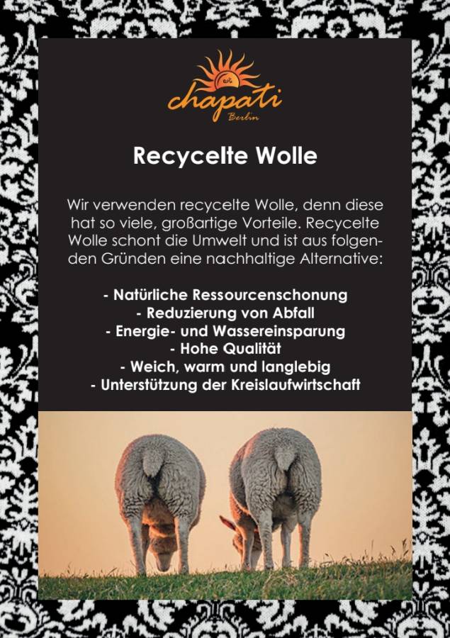 Mantel Mara aus recycelter Wolle