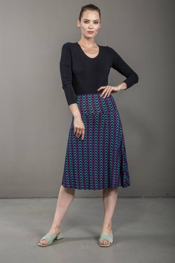 Organic jersey skirt | Sarah