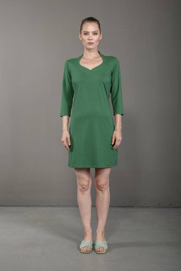 Organic jersey dress | Domenika